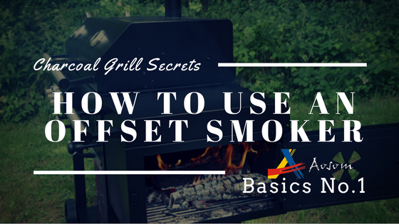 Offset Smoker Charcoal Grill from Aosom