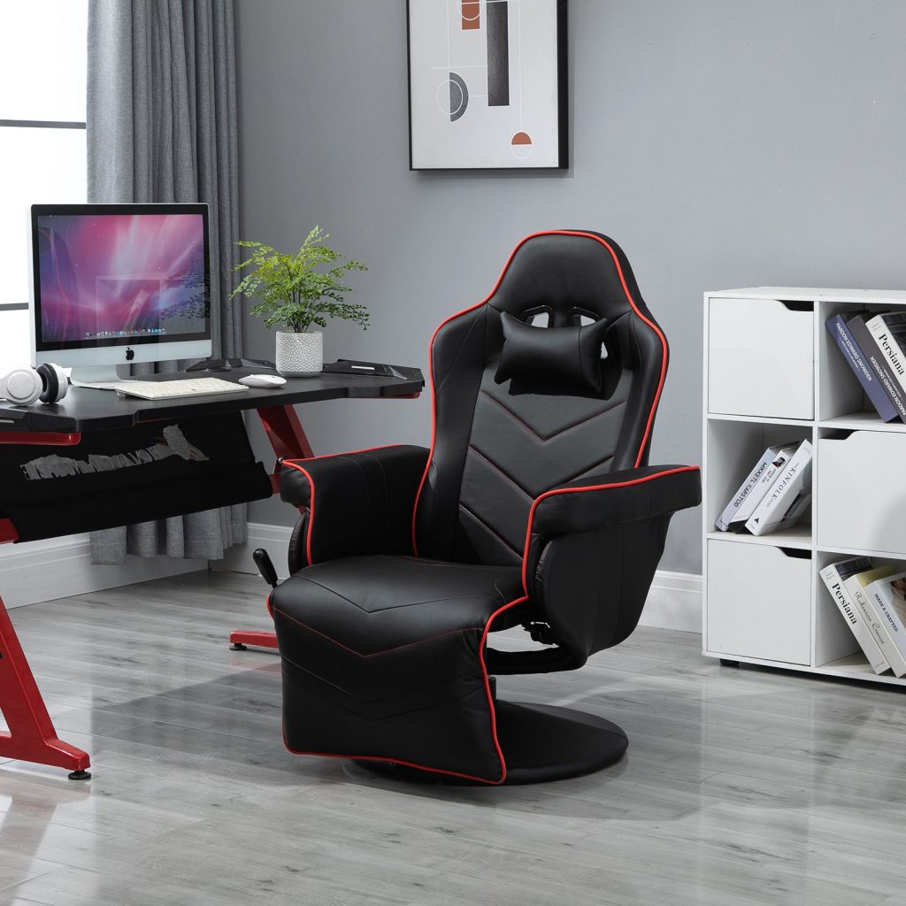 Black and Red Gaming Chair from Aosom.com