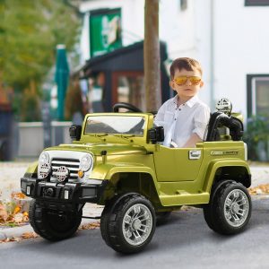 Green Ride On Jeep from Aosom.com