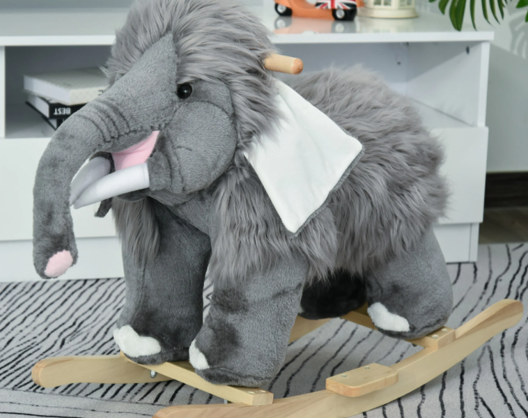 Wooly Mammoth Rocker Toy from Aosom.com