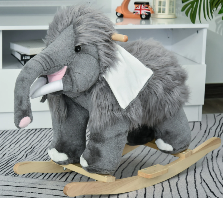 Wooly Mammoth Rocker Toy from Aosom.com