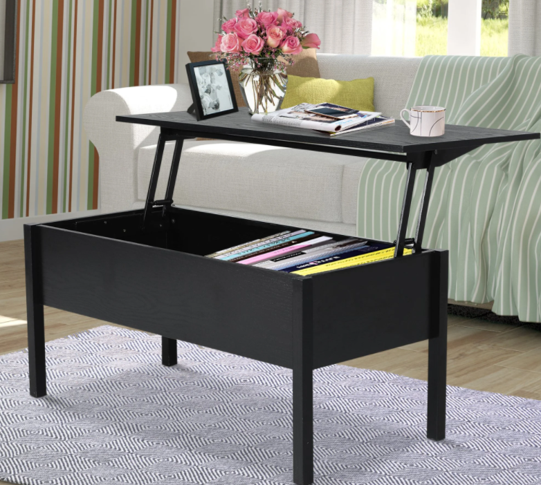 Coffee Table with Storage Space from Aosom.com