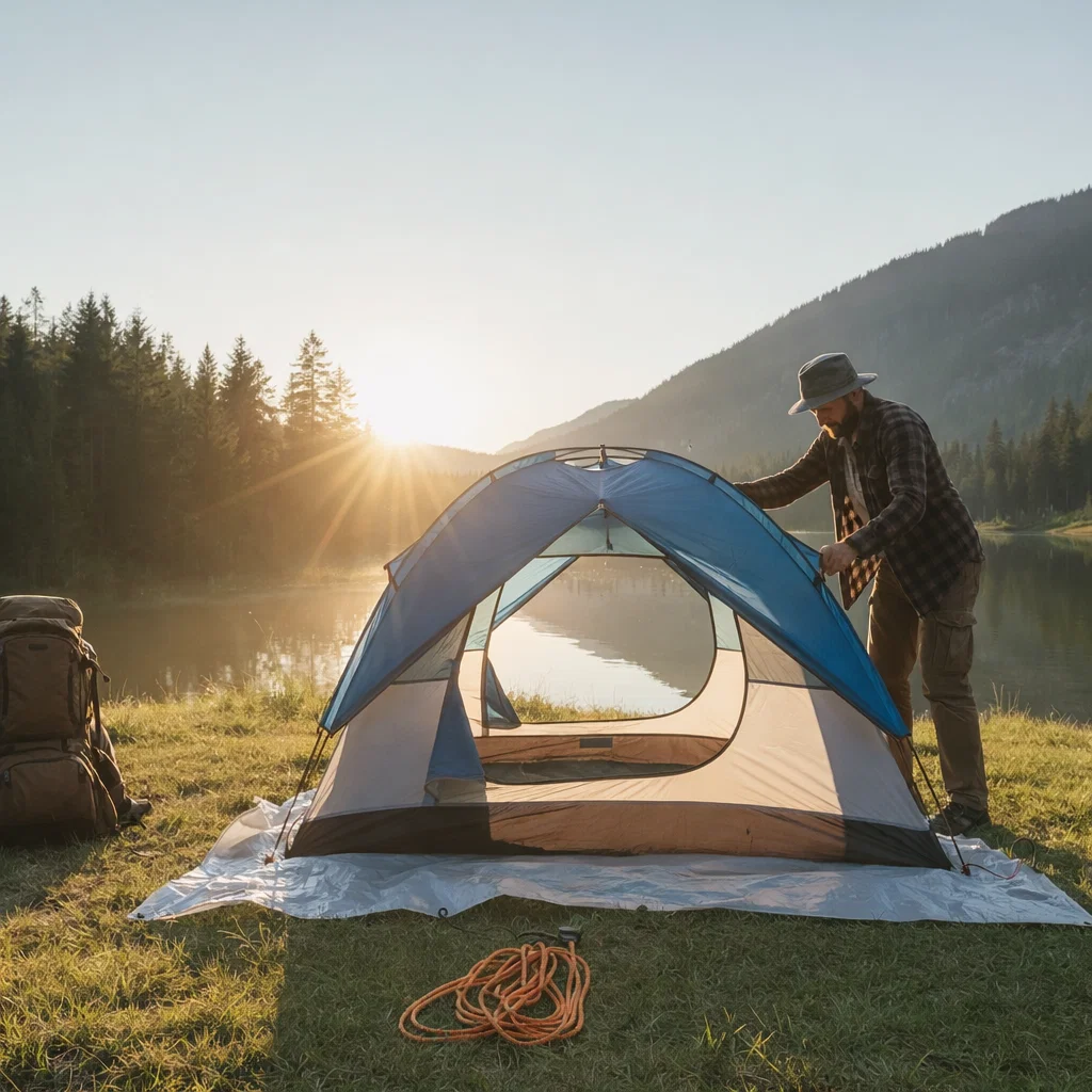 outwell zelt cloud 5 für 5 Personen Farbe Blue – Vanstuff Victoria E-Touring 6.3 E-Bike categoryTree1:Components Color:Blooms