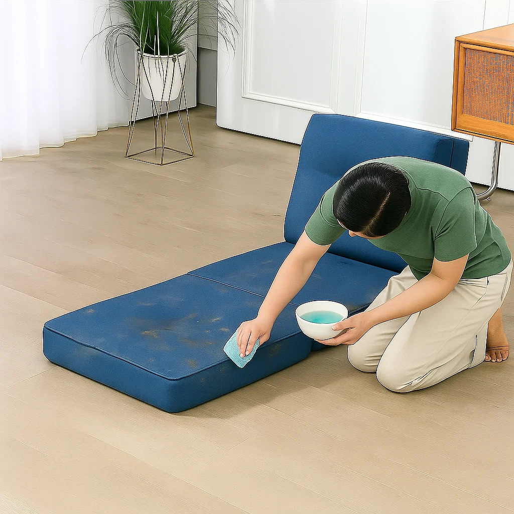 futon cover stain treatment methods before washing