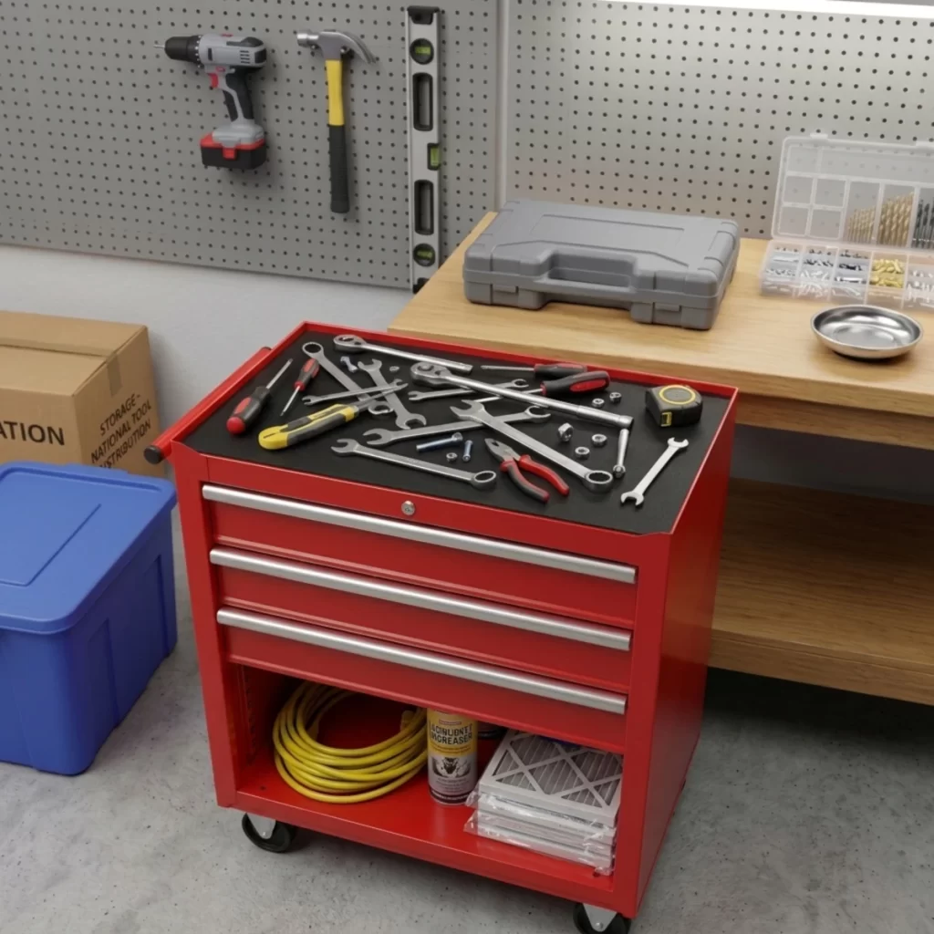 How to Organize a Tool Cart for Better Storage and Easy Access - Aosom